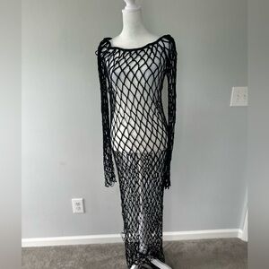 Sexyyyy coverup dress 1 pc black **NWT**